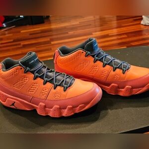 Jordan Athletic Shoes in Orange and Black